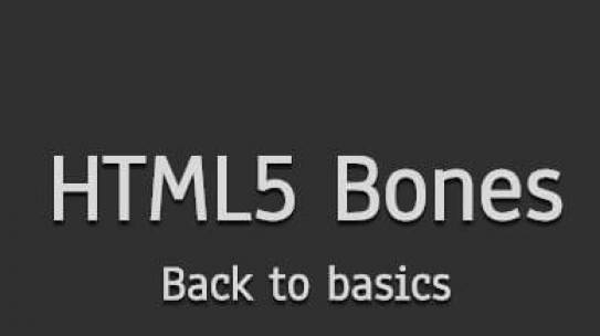 HTML5 Bones